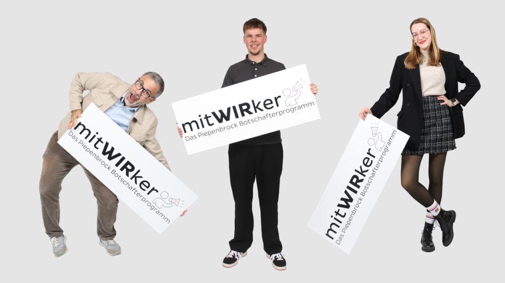 Piepenbrock Botschafterprogramm „mitWIRker“: Drei Mitarbeiter stellen sich vor.