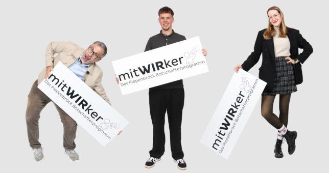 Piepenbrock Botschafterprogramm „mitWIRker“: Drei Mitarbeiter stellen sich vor.