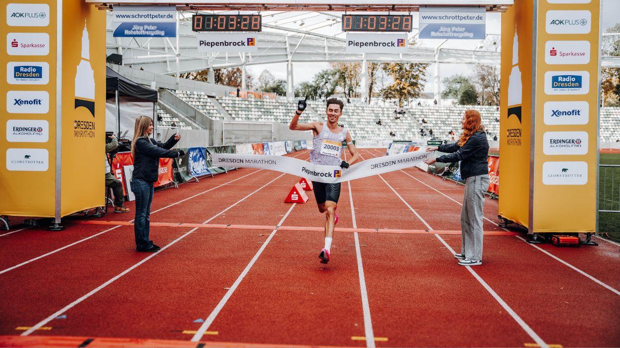 100 Läufer starten für Piepenbrock: Dresden-Marathon feiert Jubiläum