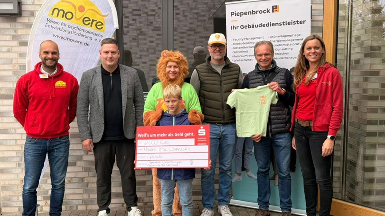 Unterstützung bewegt: Piepenbrock sponsert Kita-Sommerfest in Hamm