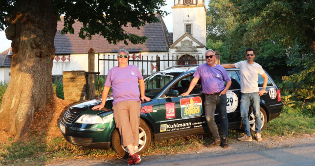 Rallye „European 5000“: Markus Wellinghof, Mitarbeiter im Finanzwesen bei Piepenbrock, tritt gemeinsam mit Carsten Witte und Frank Bensmann an.