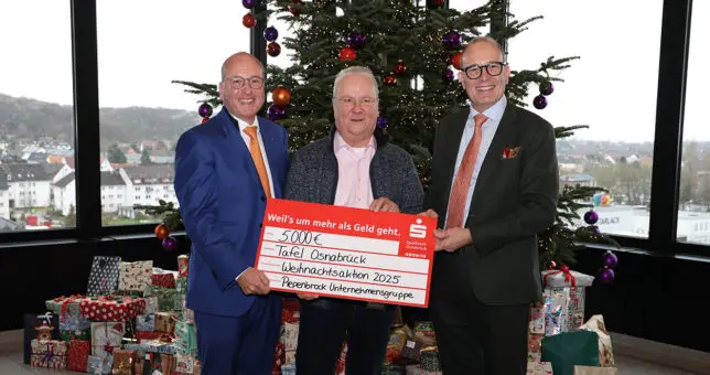 Weihnachtsaktion: Piepenbrock unterstützt zum vierten Mal die Osnabrücker Tafel