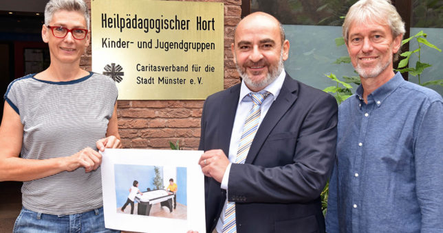 Spende für Hortkinder in Münster