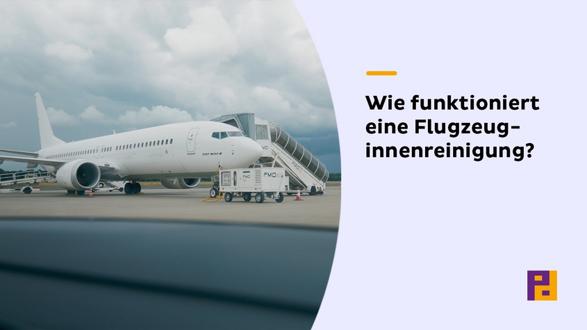 Flugzeugreinigung von Piepenbrock am FMO