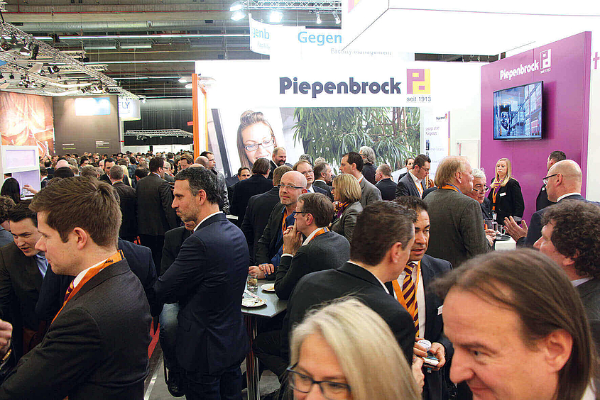 Messetand von Piepenbrock auf der INserv