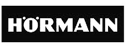 Hörmann logo in black and white as a reference customer of Piepenbrock