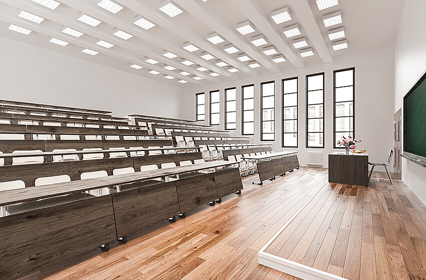 Bildungswesen Leerer Hörsaal im Bildungswesen