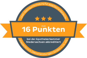 Siegel Reinraumschulung Piepenbrock