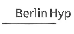 Berlin Hyp logo in grayscale as a reference customer of Piepenbrock