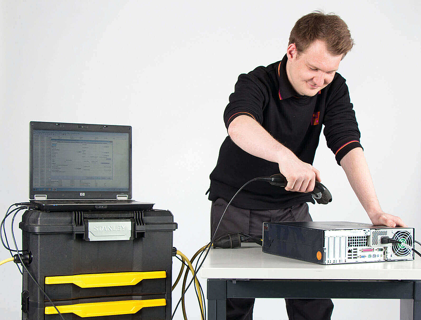 Vorführung: Elektrischer Prüfservice