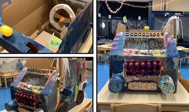 Kunstwerk der Städtischen Kita Lippekinder