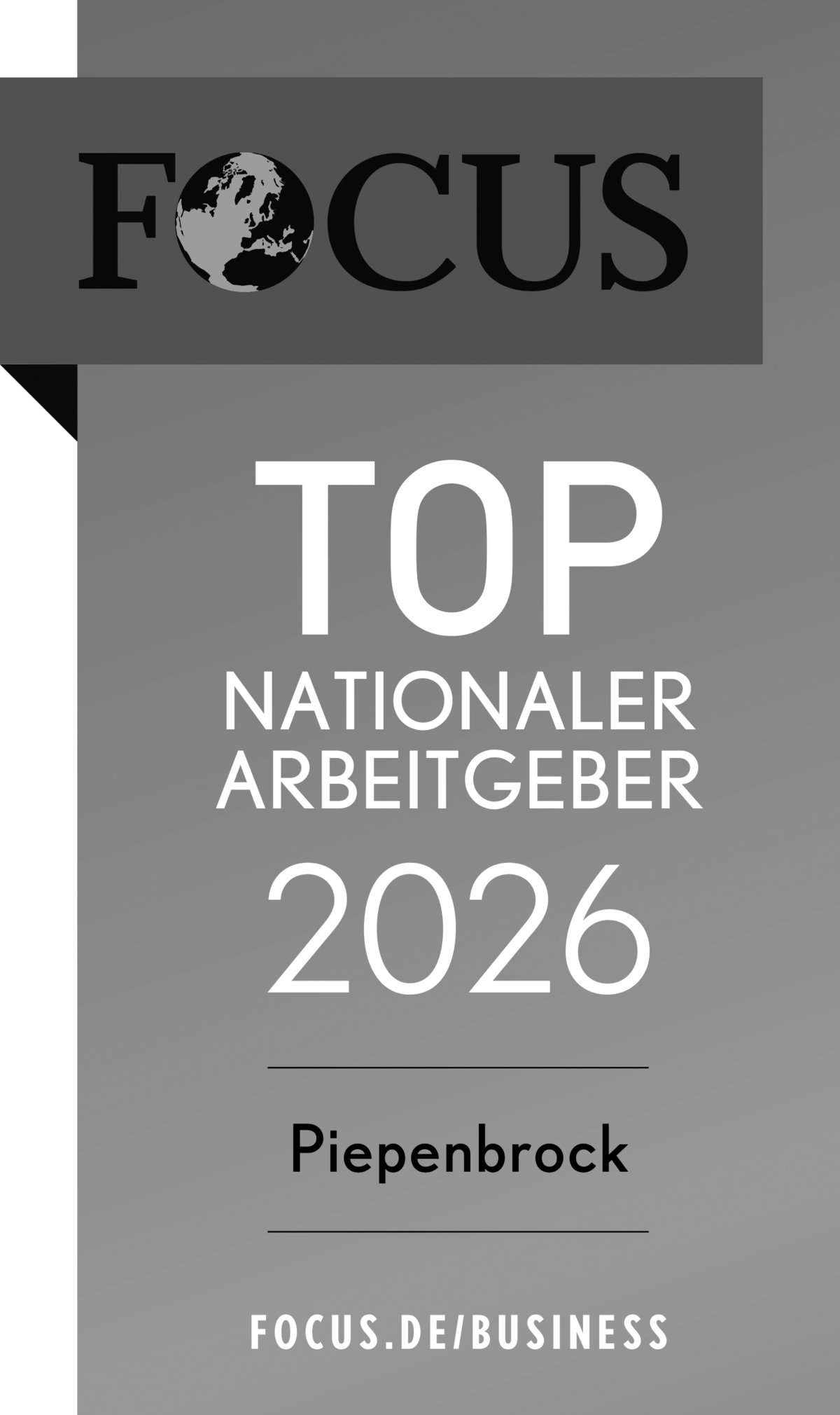 Siegel Focus Top Nationaler Arbeitgeber 2026