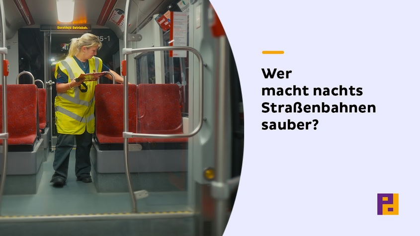 Verkehrsmittelreinigung von Piepenbrock bei DSW 21 in Dortmund