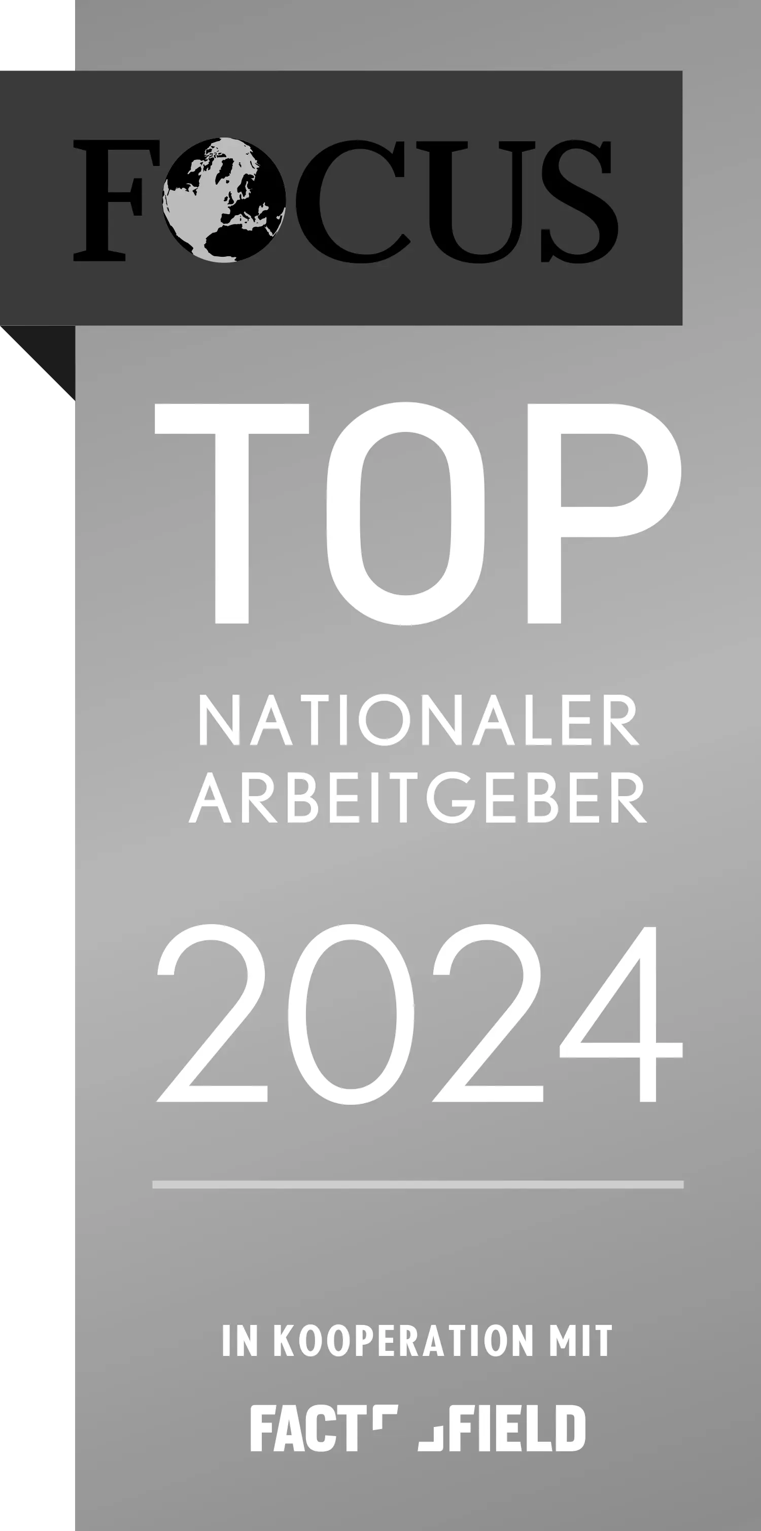 Piepenbrock ist als TOP nationaler Arbeitgeber ausgezeichnet.