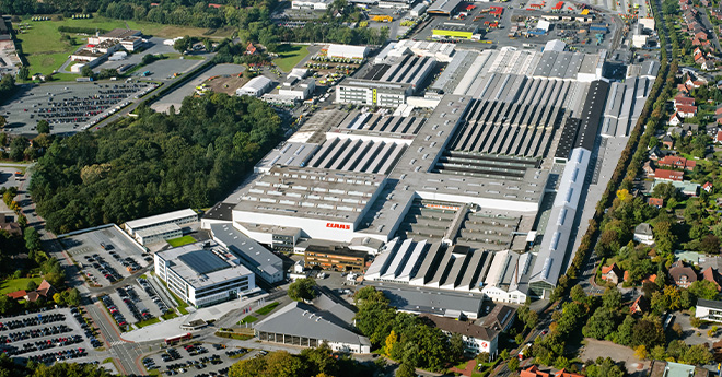 Sauberkeit für CLAAS am Hauptsitz Harsewinkel