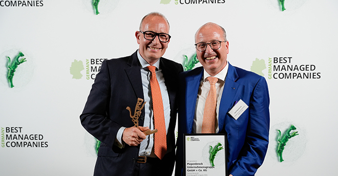 Piepenbrock ist erneut Preisträger des Best Managed Companies Award